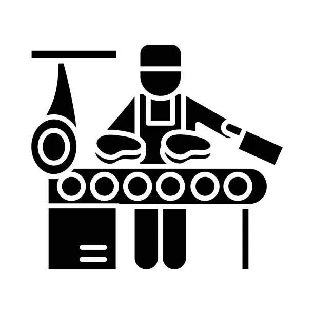 meat processing icon